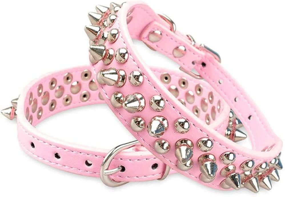 picture of Spiked Studded Rivet PU Leather Dog Collar