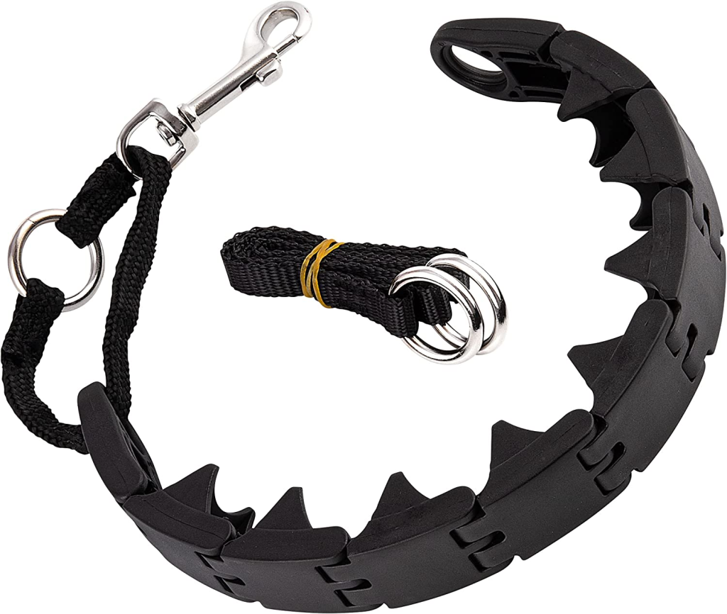  picture of black pinch collar for pitbull dogs